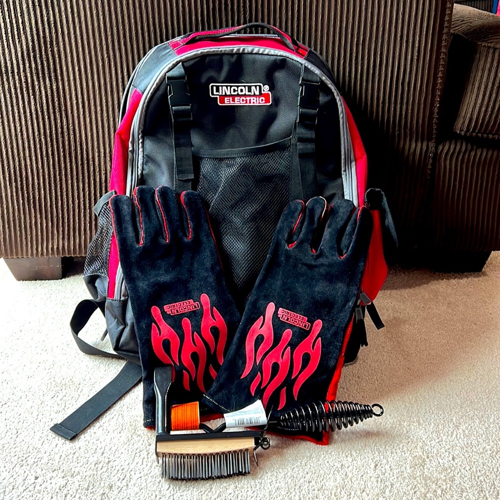 Official Lincoln Electric Welding Back Pack BRAND NEW NEVER USED
